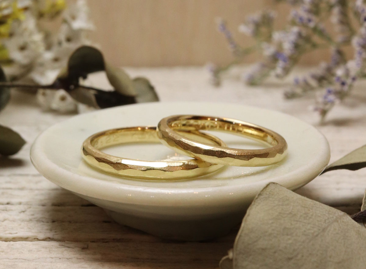 ゴールド 手作り 指輪