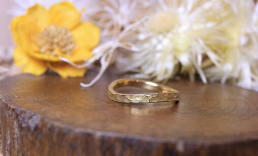 S字　結婚指輪　手作り