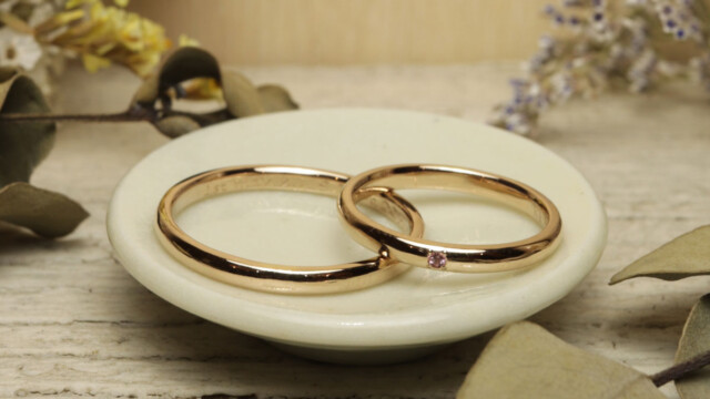 ゴールドの結婚指輪