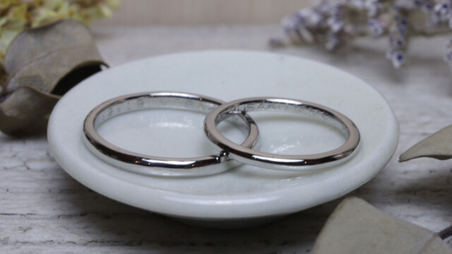 シンプル 結婚指輪 手作り